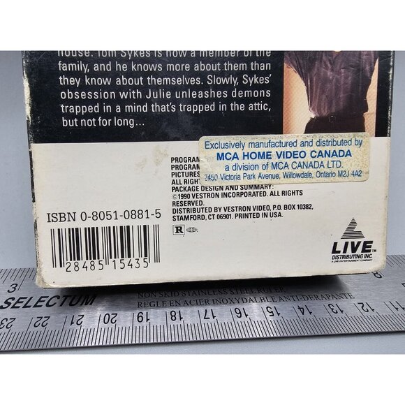 Hider in the‎ House Horror VHS Tape Movie Vestron Video Gary Busey - Picture 5 of 8